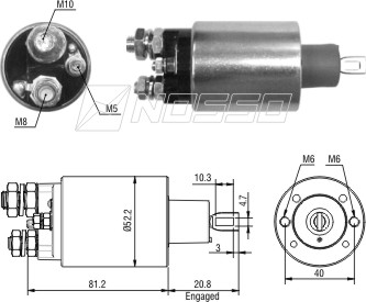 ZM1-485 - SOLEN.INDIEL CUMMINS 12V