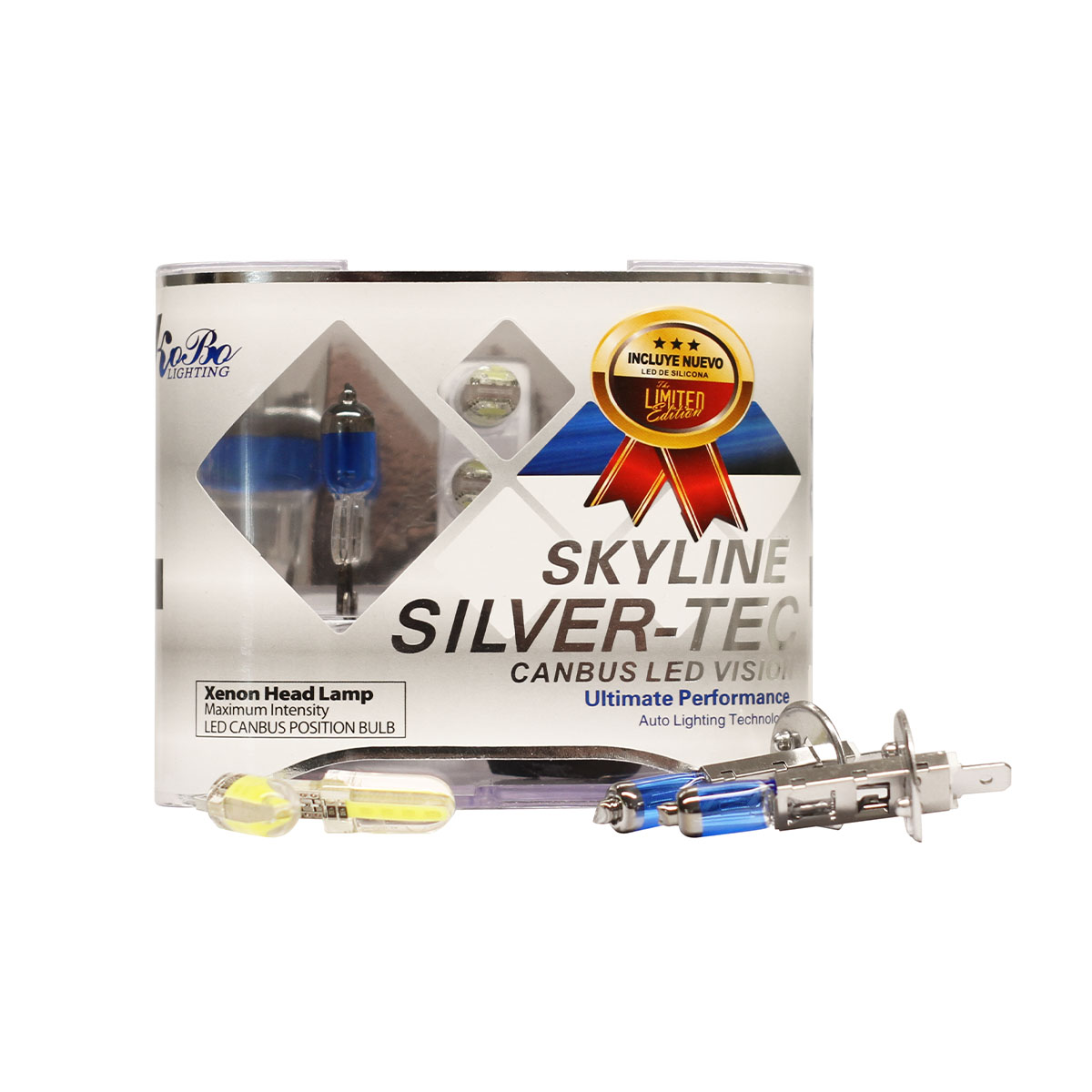 KOK12258SK - KIT LAMPARA H1 12V SKY LINE + 2 T10 CANBUS