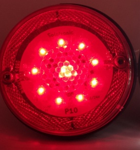 P10R2P - 1830 PLAQUETA LED ROJO 2P
