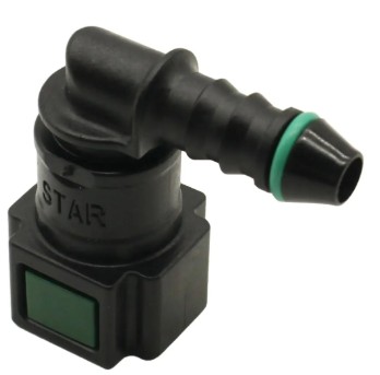QC-11011 - CONECTOR 8MM 90░ - RENAULT - PEUGEOT - VERDE