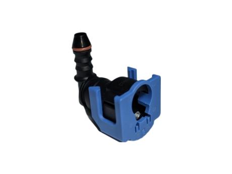 QC-11171 - CONECTOR 3/8 X 3/8 A 90░ - JEEP - FIAT - AZUL
