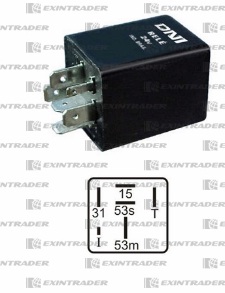 DNI6825 - TEMPORIZADOR LIMPIAPARABRISAS 24V 6T - FORD CARGO - VW