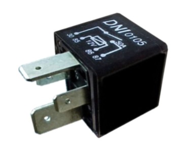 DNI0105 - MINI RELAY AUXILIAR 12V 5T 50A - FIAT - CHEVROLET - VW