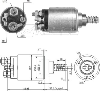 ZM1-639 - SOLEN.BOSCH 24V M.BENZ 712 - 915 - 1215