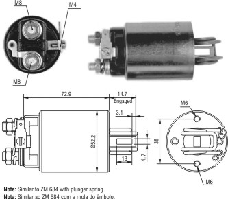 ZM1-684 - SOLEN. HITACHI CHEVROLET BLAZER - NISSAN - HONDA
