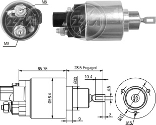 ZM1-978 - SOLEN. BOSCH TOYOTA COROLLA 1.8 16V