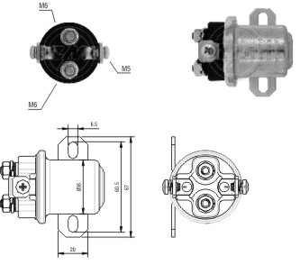 ZM2-407 - SOLEN.D.REMY 12V AUXILIAR M.BENZ - FORD