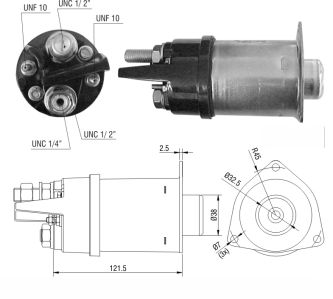 ZM2-452 - SOLEN. D.REMY 37MT 12V - FORD - CUMMINS - PERKINS