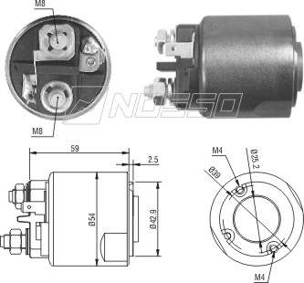 ZM2-491 - SOLEN.VALEO RENAULT CLIO - KANGOO