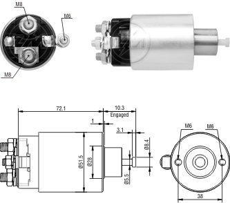 ZM2-795 - SOLEN.MITSUBISHI CHEVROLET SILVERADO - FORD RANGER