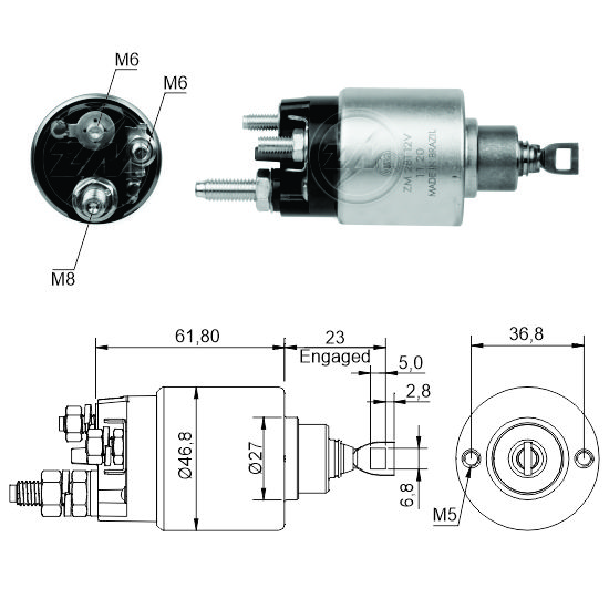 ZM281 - SOLEN.BOSCH FIAT DOBLO - STRADA - PALIO