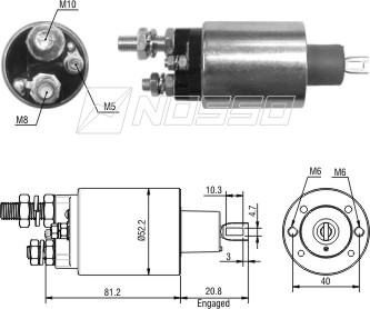 ZM3-485 - SOLEN.INDIEL 24V M100R CUMMINS - MWM - VW CAMION