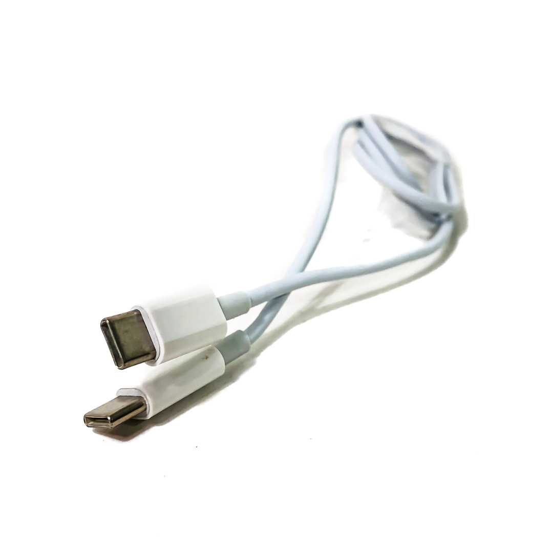 KB-CATC02W - CABLE CARGADOR TIPO C / TIPO C - 1 METRO BLANCO