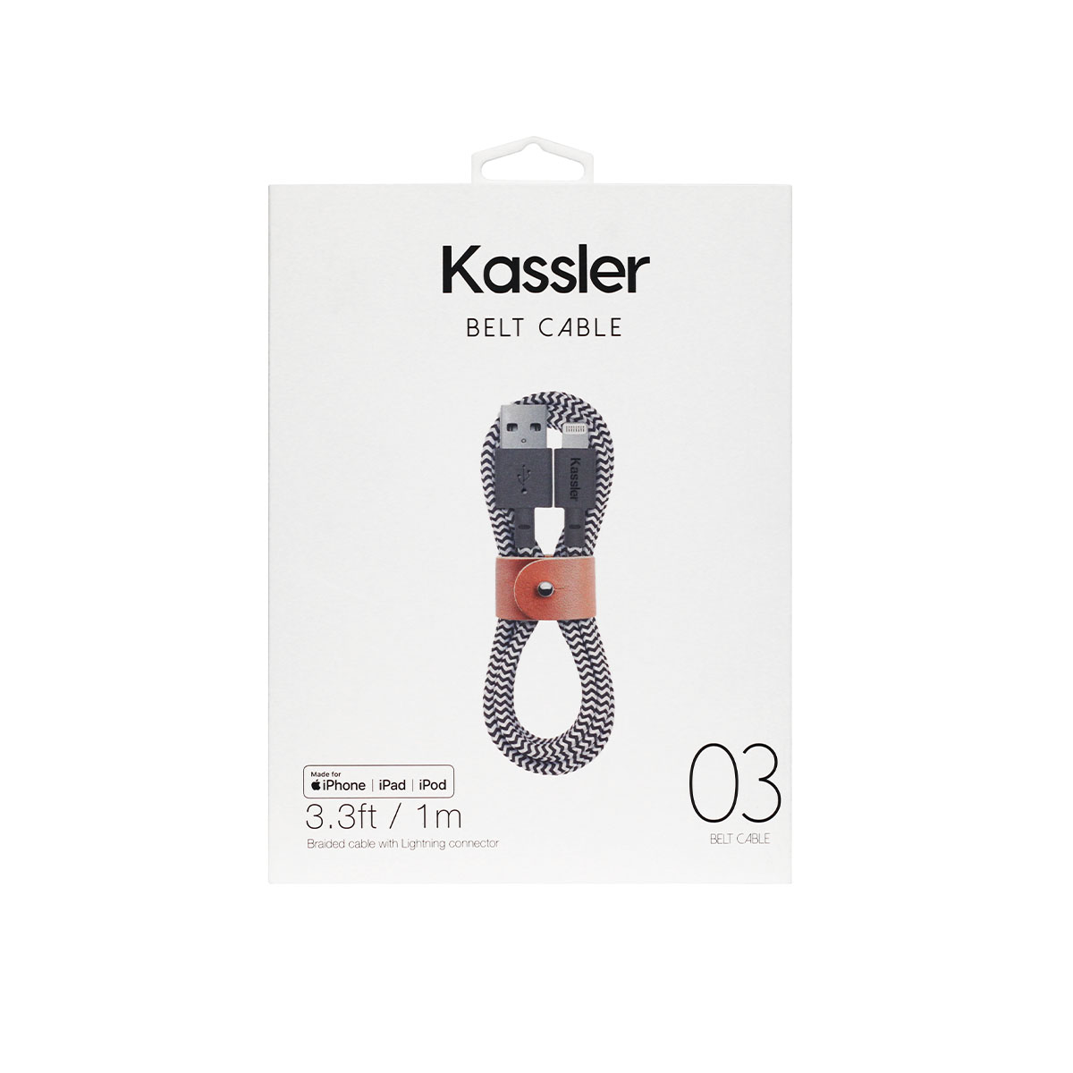 KBCA03BK - CABLE 2 EN 1 (TPE) - 1MNEGRO Y BLANCO