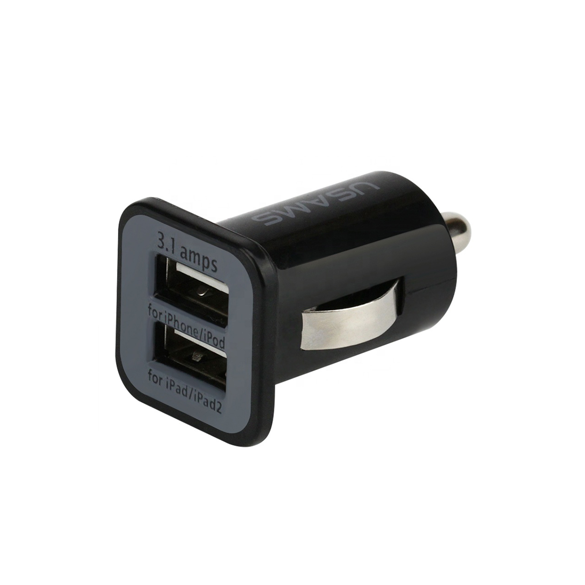 KBCH004B - CARGADOR DOBLE USB 12V / 24V OUTPUT 5V 3100MA NEGRO