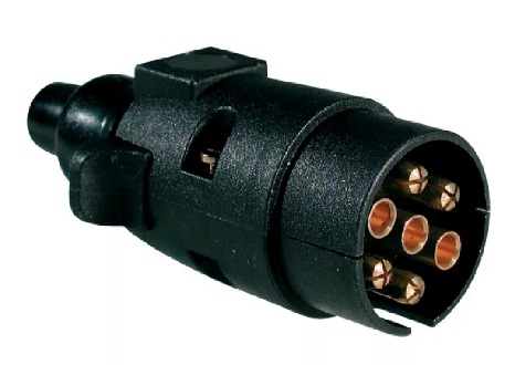 EAN5197 - FICHA ENCHUFE 12V - PLASTICO NEGRO - 7P