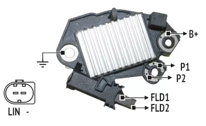 RNV599241 - REG. VALEO MERCEDES 12V