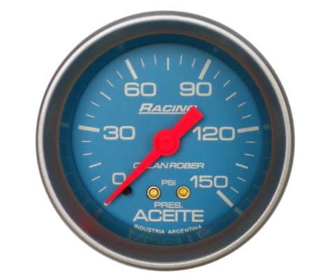 315C150 - MANOMETRO ACEITE 150L - CELESTE