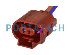 1235 - FICHA 2 VIAS REG.VOLTAJE VW GOL/COMPRESOR AA VW FOX