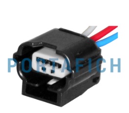 1255 - FICHA SENSOR VELOC. RENAULT - 3 PIN