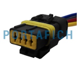 1563 - FICHA 4 VIAS SENSORES VARIOS PEUGEOT/CITROEN