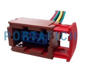 1573 - FICHA 9 VIAS SENSOR DE MOTOR RENAULT - PEUGEOT - CITROEN