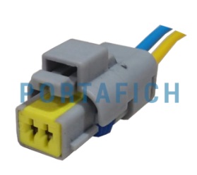 1605 - FICHA 2 VIAS SENSOR FIAT - PEUGEOT - CITROEN