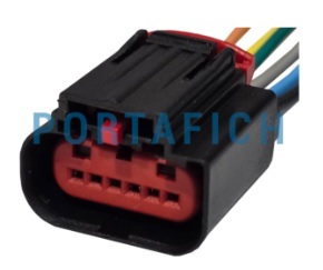 1878 - FICHA 6 VIAS CUERPO MARIPOSA FORD RANGER-ECOSPORT/CHEVROLET ONIX