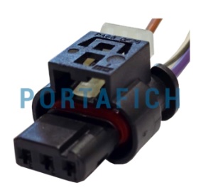 1894 - FICHA 3 VIAS SENSOR MARIPOSA VW BORA - GOLF