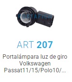 207 - PORTALAMP.LUZ GIRO VW PASSAT/POLO