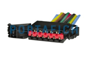 741 - FICHA 11 VIAS COLUMNA DIRECCIËN FORD ESCORT