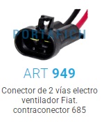 949 - FICHA 2 VIAS ELECTROVENTILADOR FIAT