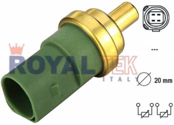 RT2635 - BULBO TEMP. VW FOX - SURAN - GOL TREND - VOYAGE - SAVEIRO - 4T - VERDE