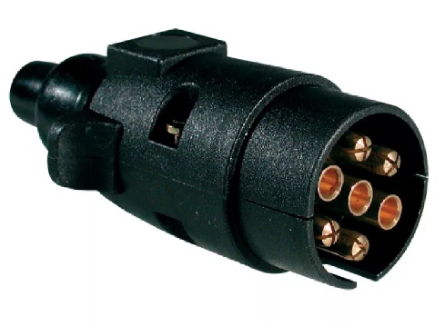 EAN5192 - FICHA ENCHUFE 12V - PLASTICO NEGRO - 7P