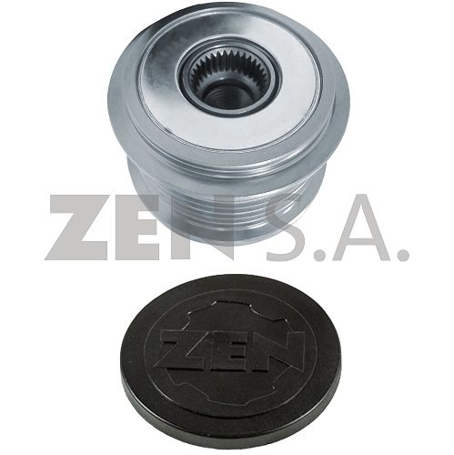 ZEN5609 - POLEA ALT. DENSO TOYOTA HILUX 2.8 - COROLA - RAV4 2.2 - 7C - REBAJE 17MM