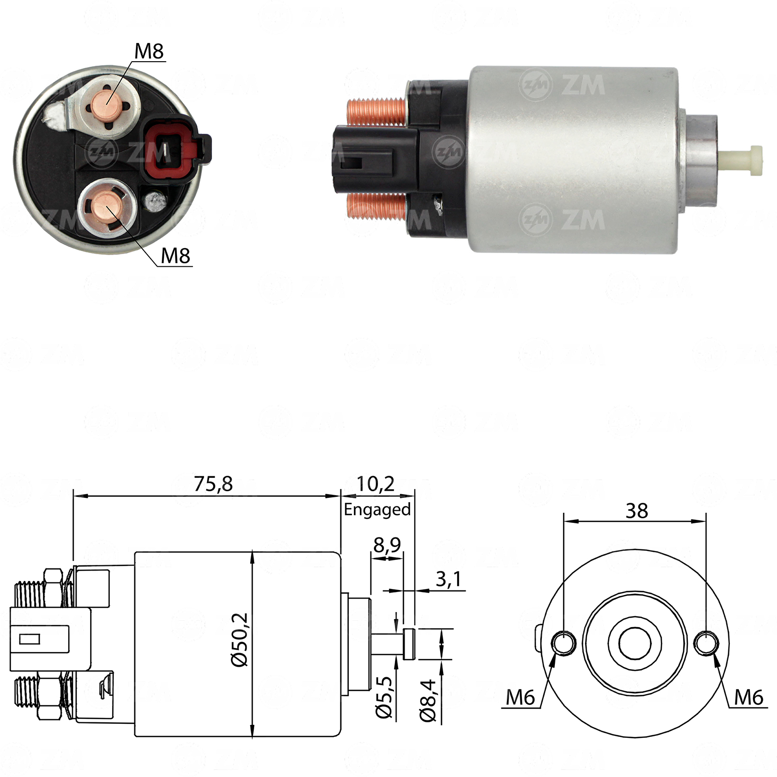 ZM392 - SOLEN.VALEO KIA SPORTAGE - HYUNDAI ELANTRA