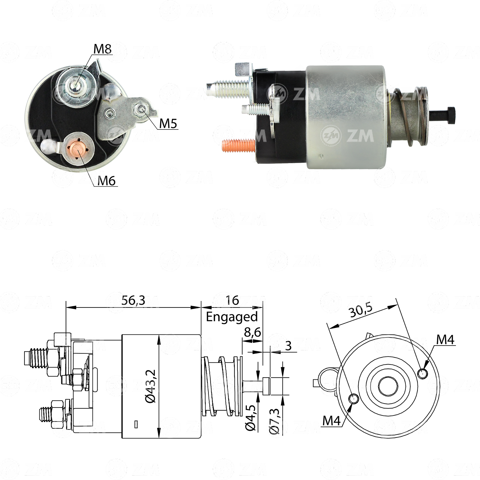 ZM7-391 - SOLEN. VALEO NISSAN MARCH - NOTE